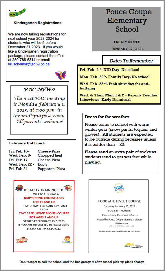 Pouce Coupe Elementary School District 59